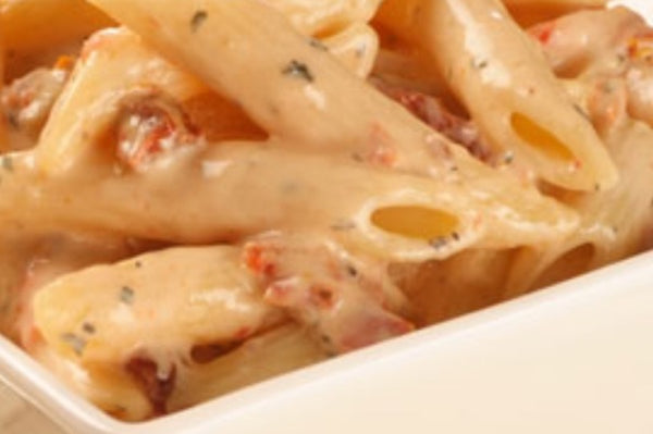 GLUTEN FREE PASTA WITH SUN DRIED TOMATO CREAM SAUCE