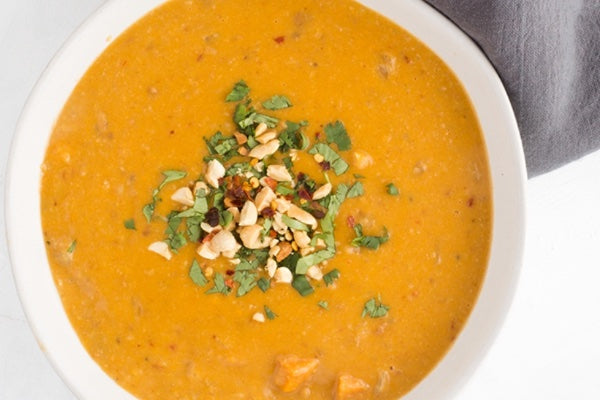 PEANUT SWEET POTATO SOUP